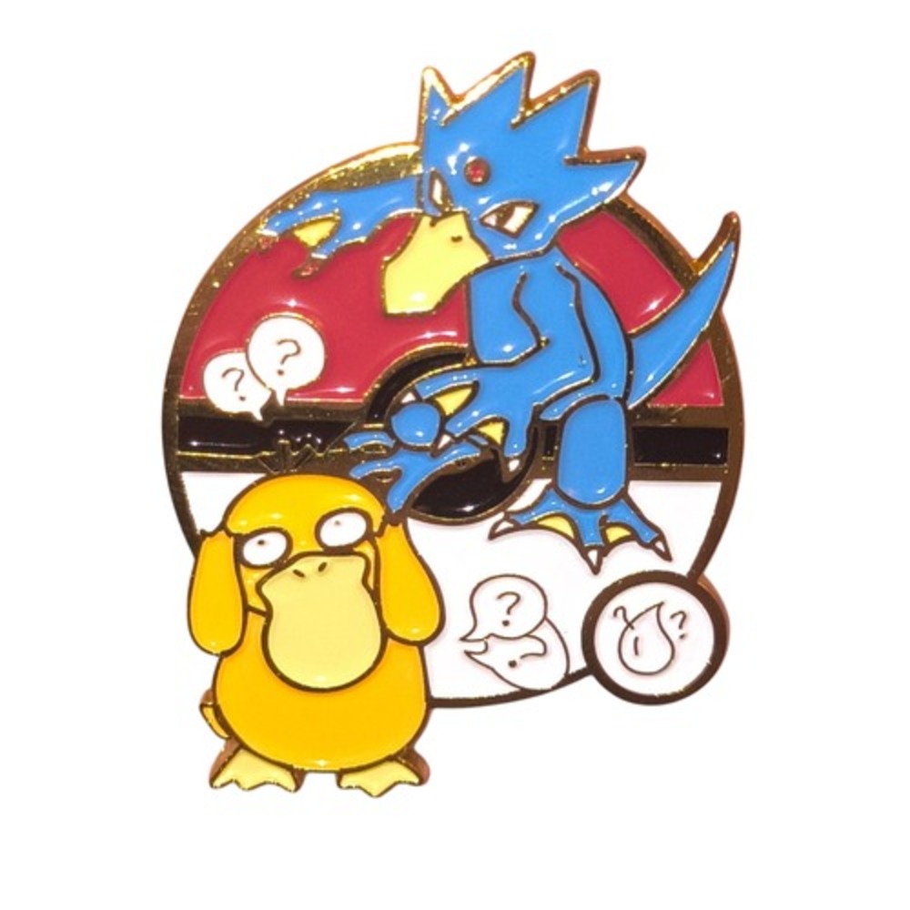 Nintendo Pokemon Squirtle Psyduck Golduck Evolution Enamel Pin